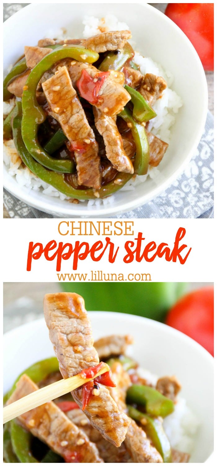 Pepper Steak Recipe Quick + Easy - Lil' Luna