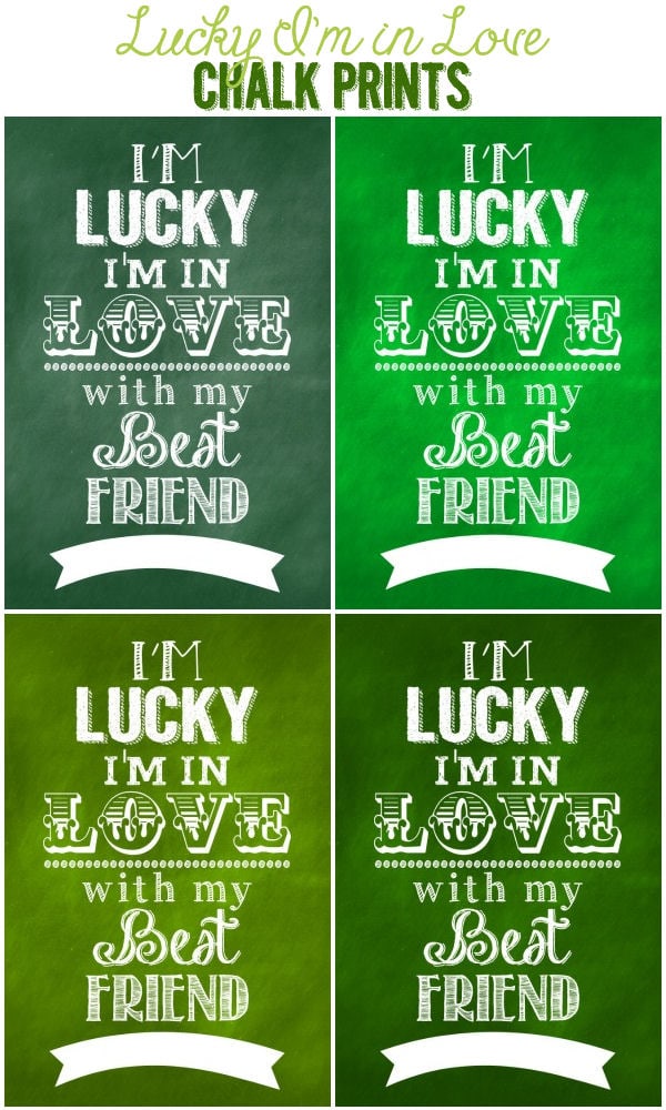 Lucky I'm In Love Prints. Free download on { lilluna.com }