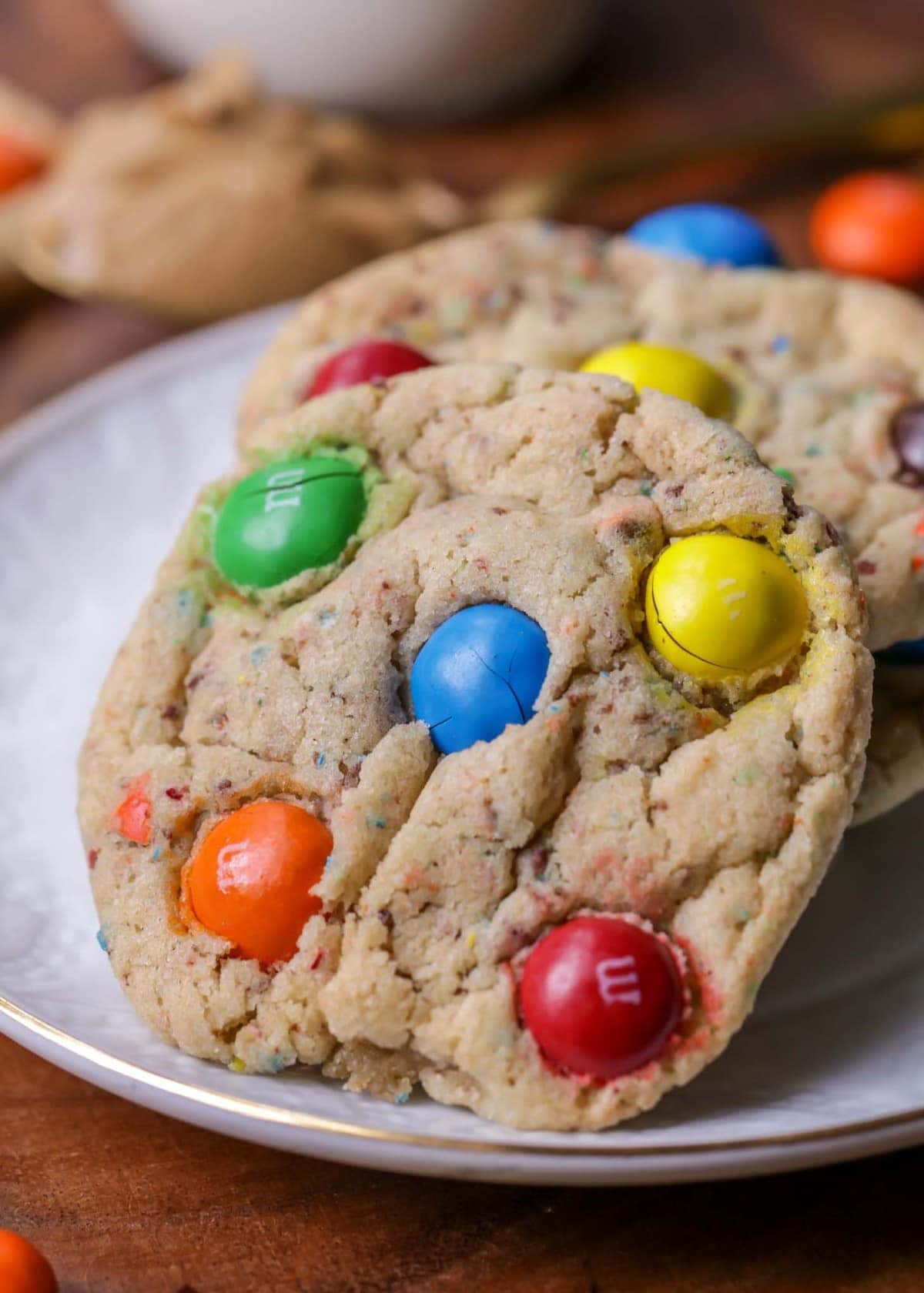 Chocolate Peanut Butter M&M Cookies