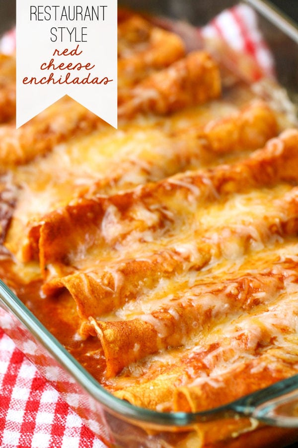 BEST Red Cheese Enchiladas Recipe | Lil' Luna