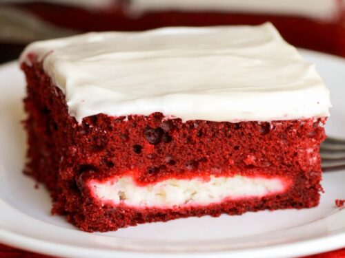 Red Velvet Cheesecake Cake Homemade Cream Cheese Frosting