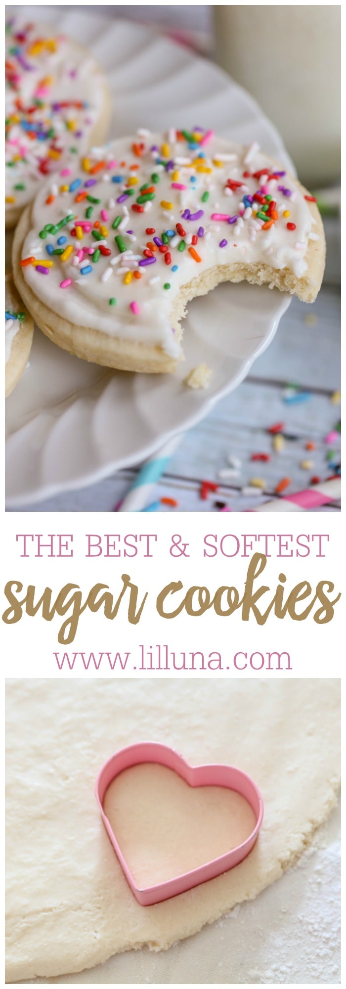 Top 13 soft sugar cookies with frosting 4 The BEST Frosted Sugar Cookies (+VIDEO) - Lil' Luna