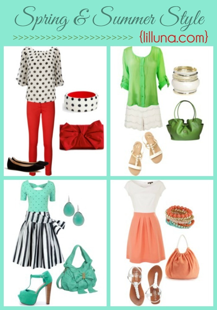 Spring Style Tips on { lilluna.com } Cute fashions to help you look like you're ready for spring and summer!