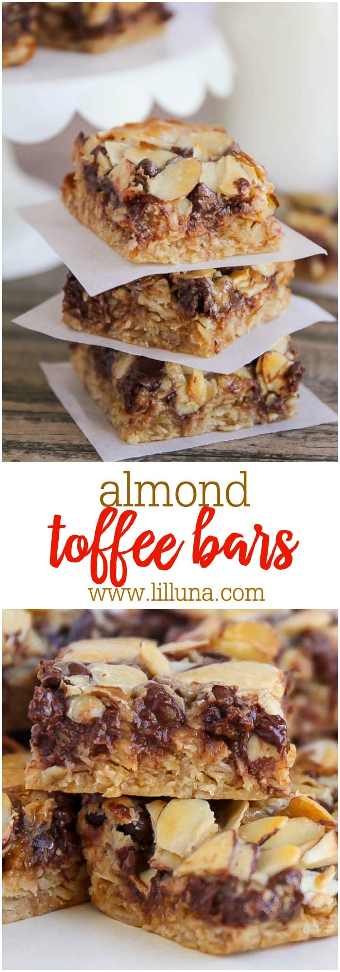 Almond Toffee Bars