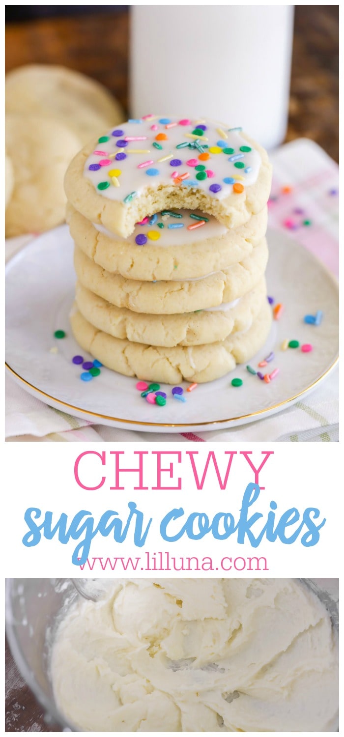 The Best Chewy Sugar Cookie Recipe Lil Luna