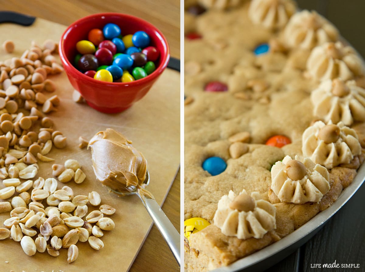 Peanut Butter Cookie Cake ingredients