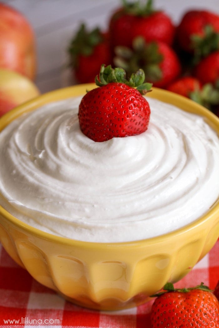 BEST Cream Cheese Fruit Dip Recipe Lil' Luna