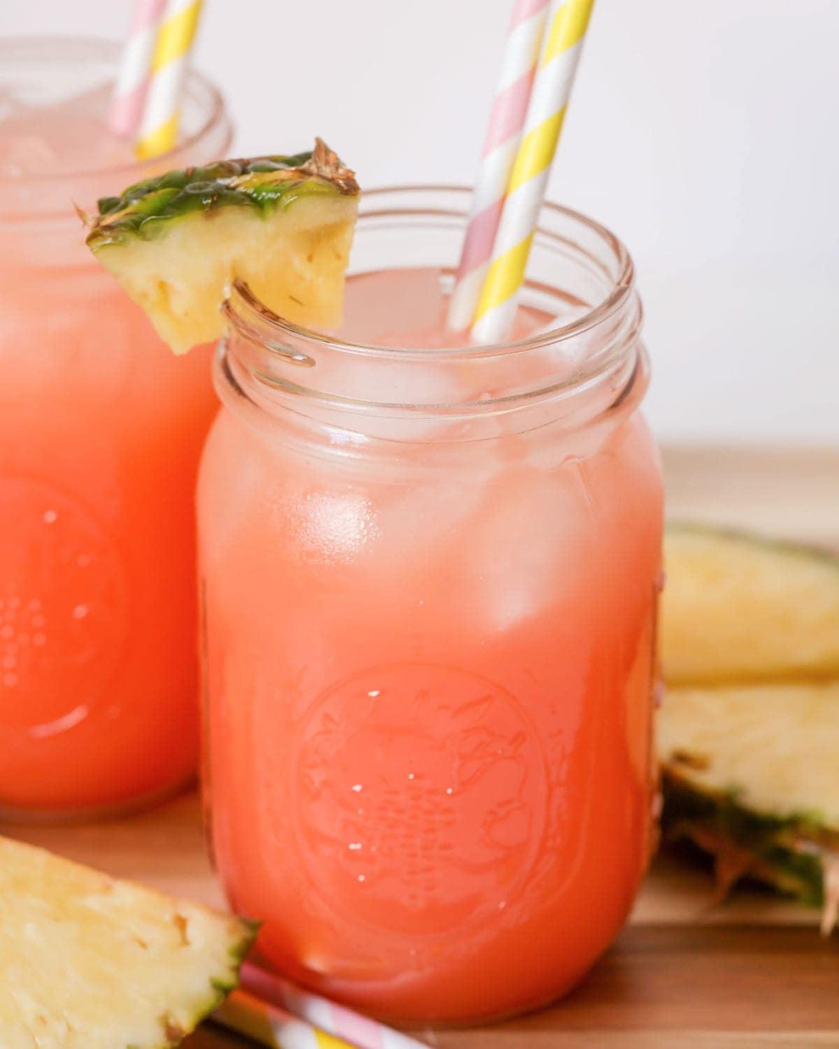 Pineapple Pink Lemonade Soda aka Pink Punch