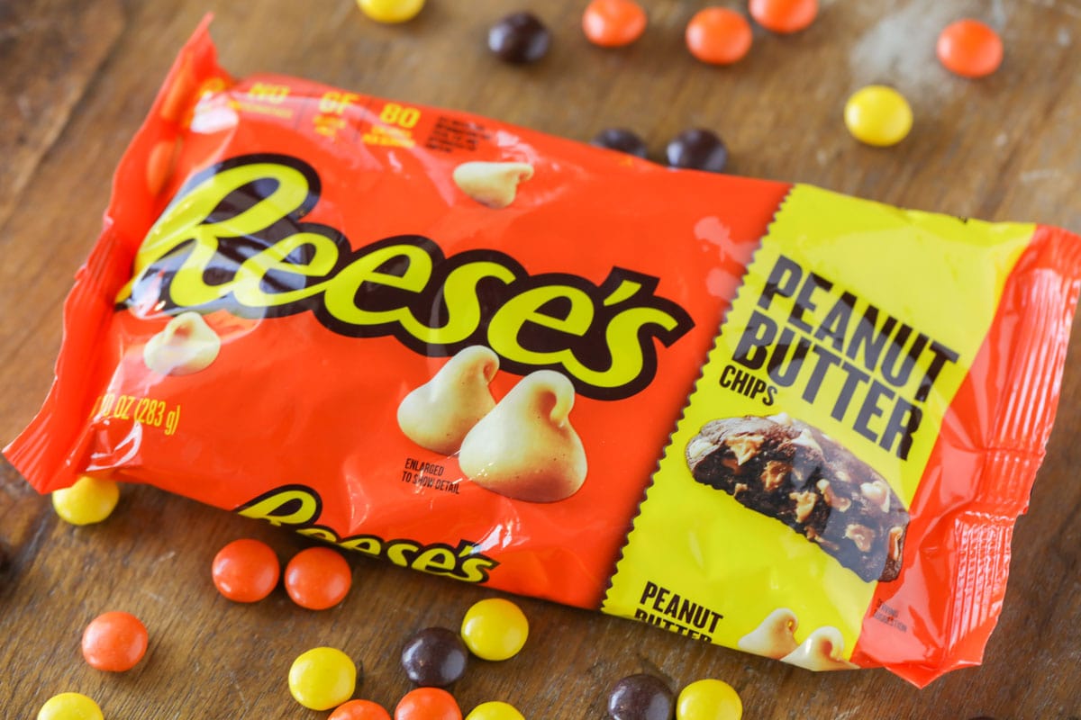 Reese's peanut butter chips to use in Reese's Pieces Cookie recipe