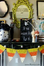 Burlap Candy Corn Banner