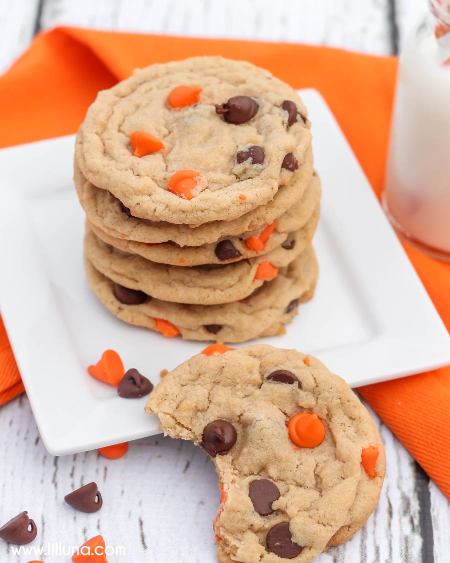 Halloween Chocolate Chip Cookies