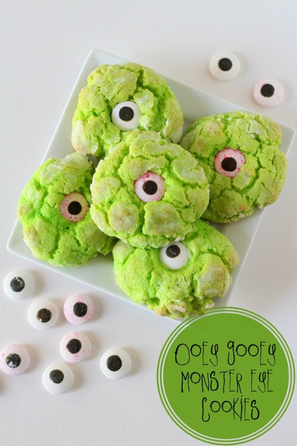 Gooey Monster Eye Cookies