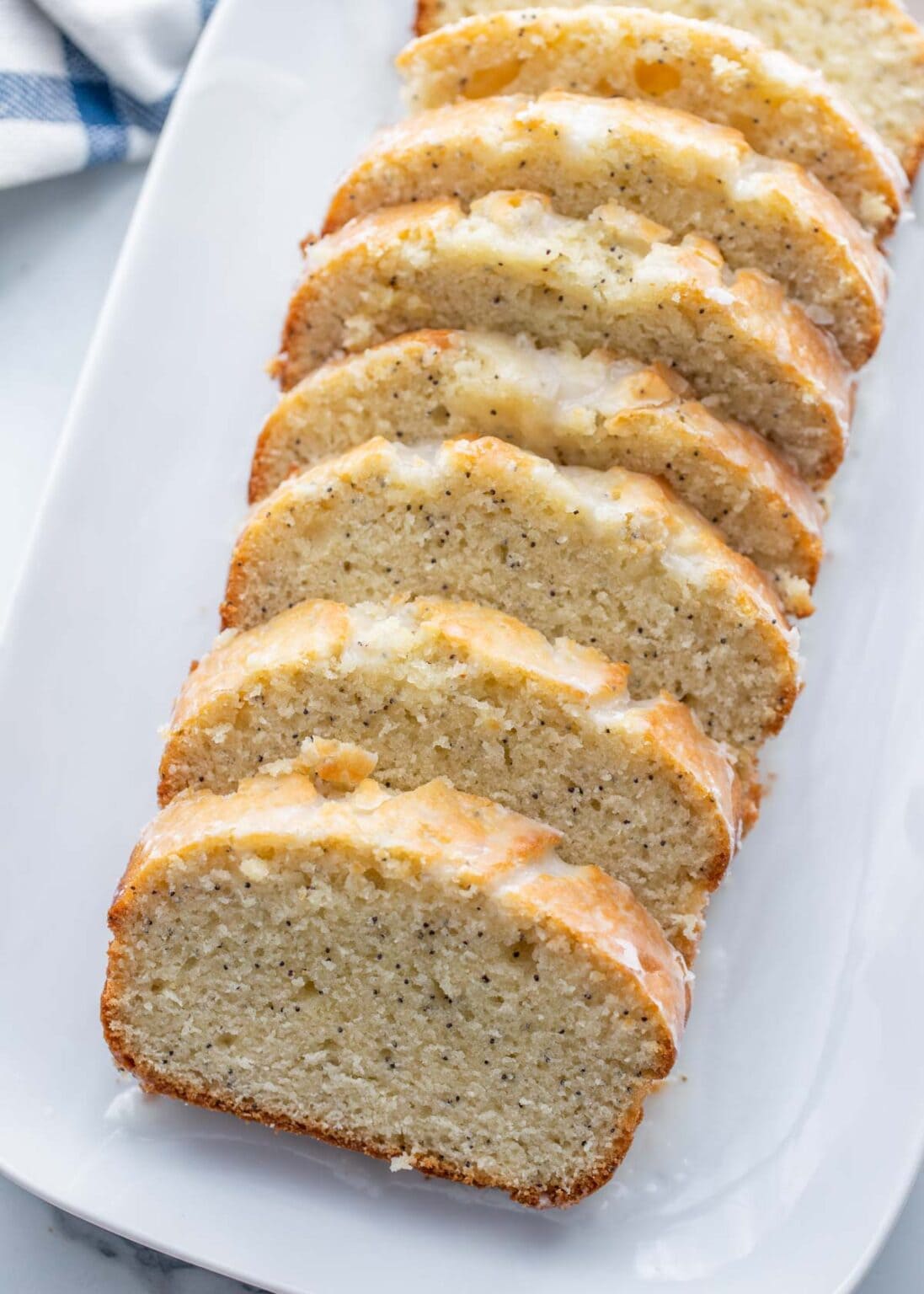 Glazed Almond Poppy Seed Bread {No Yeast} + VIDEO Lil' Luna