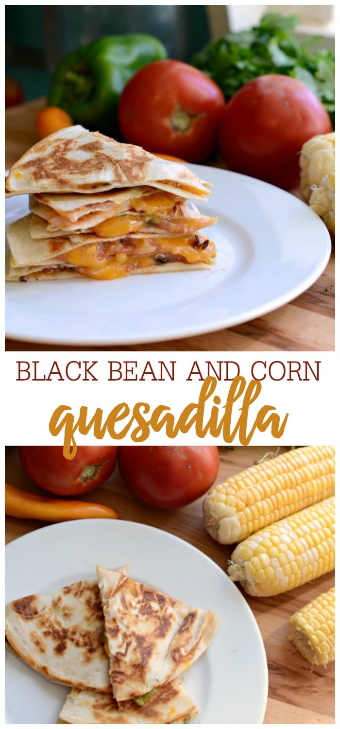 Black Bean and Corn Quesadillas