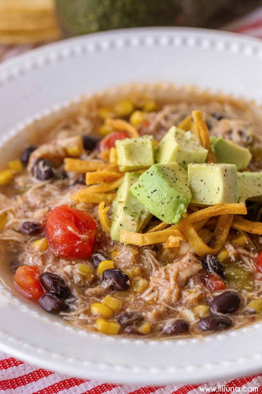 Green Enchilada Pork Chili - Lil' Luna