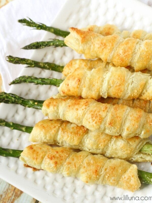 asparagus puff pastry with cream cheese