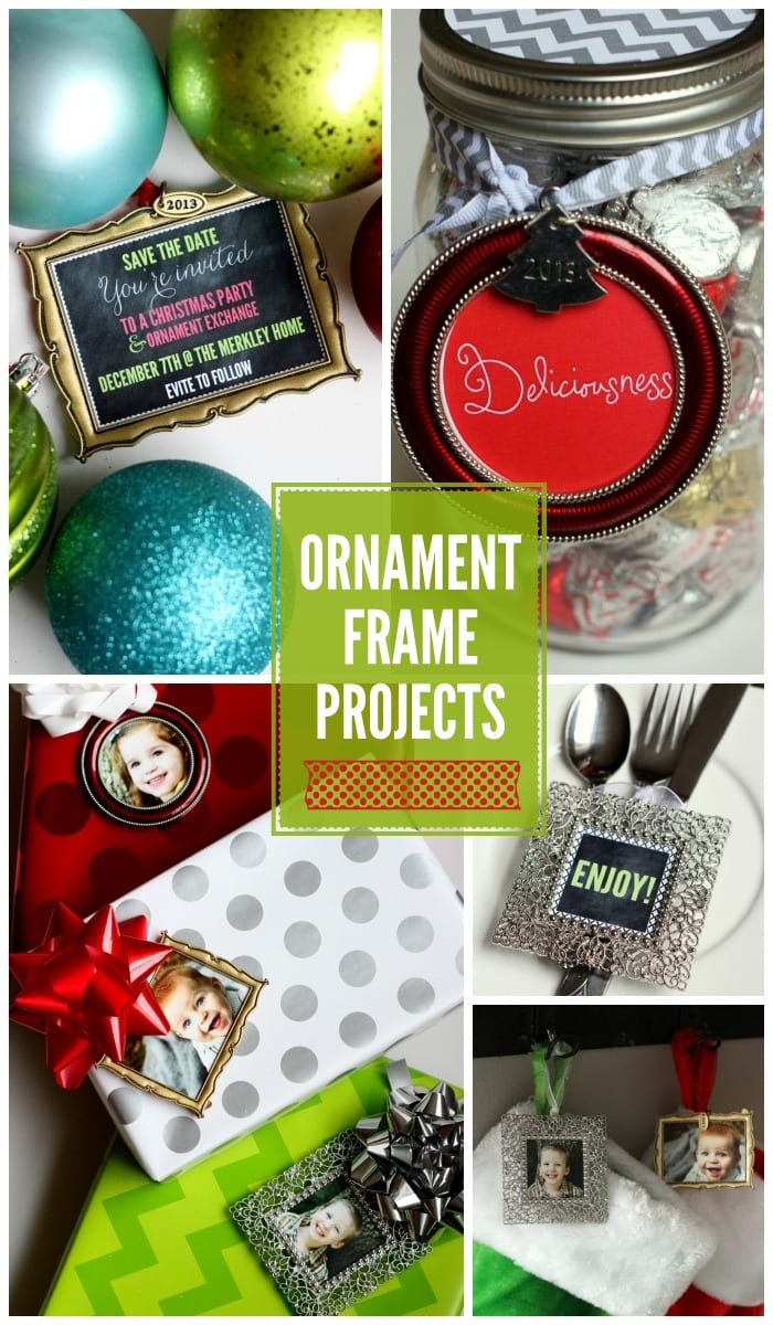 Ornament Frame Gift Ideas on { lilluna.com } Great and easy ideas to use in so many ways!