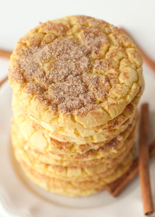 Cake Batter Snickerdoodles