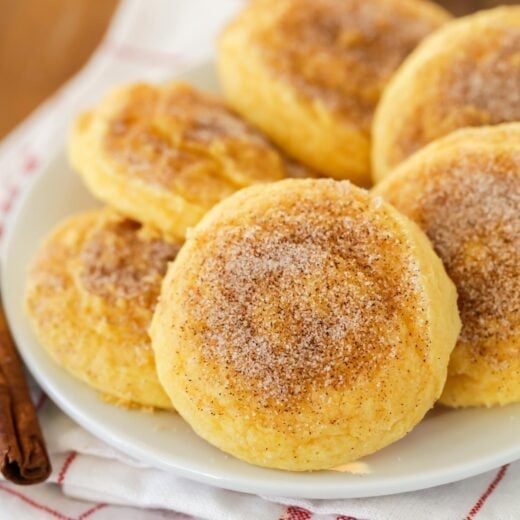 Cake Mix Snickerdoodles {Made in Under 15 Minutes} | Lil' Luna