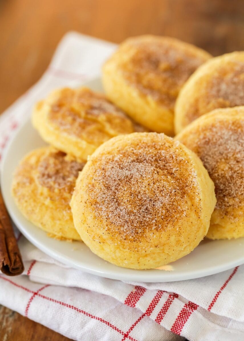 Cake Mix Snickerdoodles {Made in Under 15 Minutes} Lil' Luna