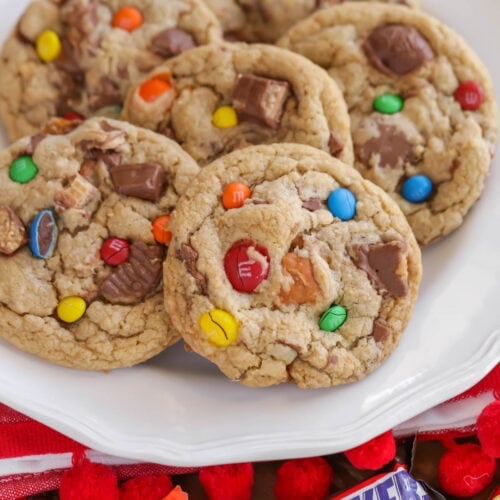 Candy Bar Cookies {Use up Leftover Halloween Candy!} | Lil' Luna