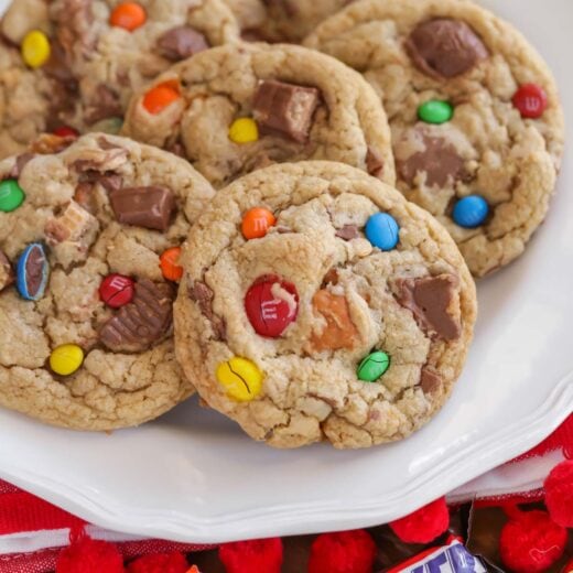 Candy Bar Cookies {Use up Leftover Halloween Candy!} | Lil' Luna