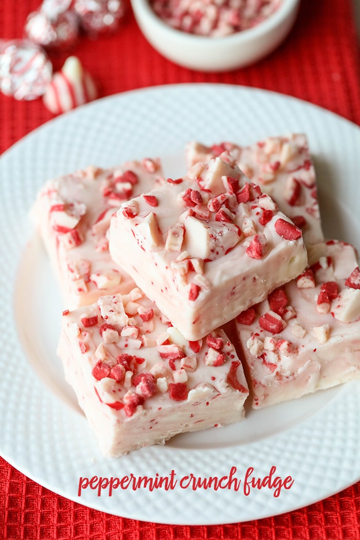 Peppermint Crunch Fudge