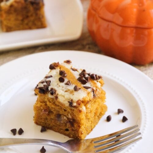 Pumpkin Cream Cheese Bars {Perfect for Fall} | Lil' Luna