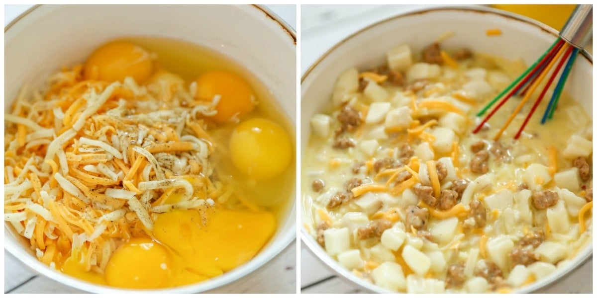 Potato Egg Casserole ingredients