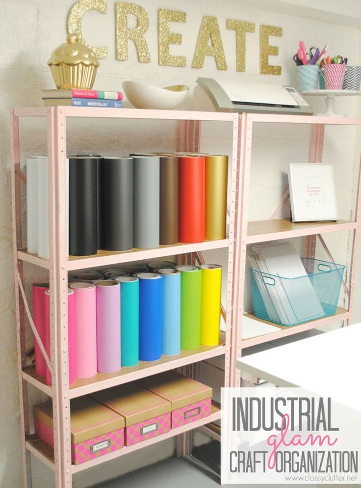 Organization Ideas For Craft Room / Creative, Thrifty, & Small Space Craft Room Organization ... / As a crafter, there are always little odds and ends you absolutely must have, and there are always sales that are too good to pass up.