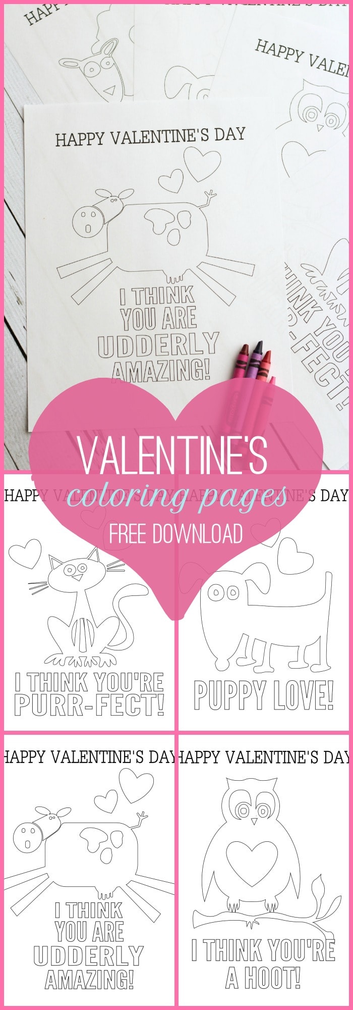 Free Valentine S Coloring Pages