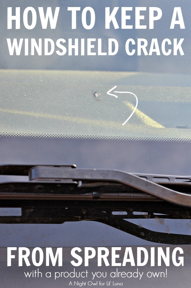 How to Keep a Windshield Crack from Spreading