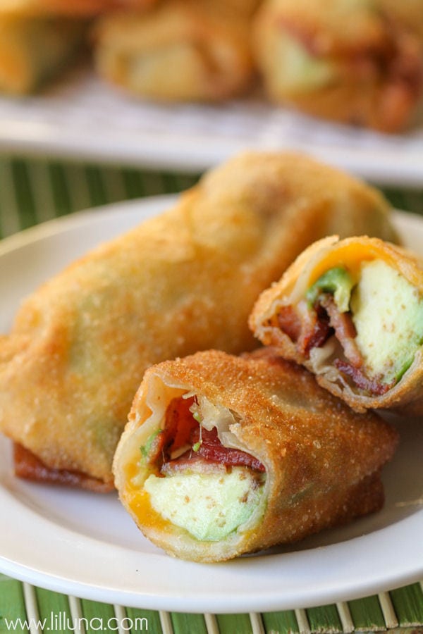 Cheesecake factory avocado egg rolls - avocado bacon egg roll.