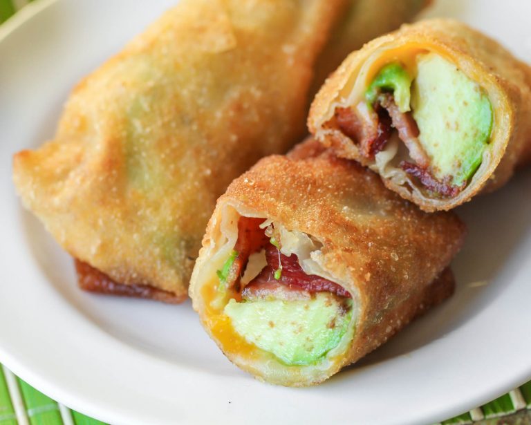 Avocado Bacon Egg Rolls Lil' Luna