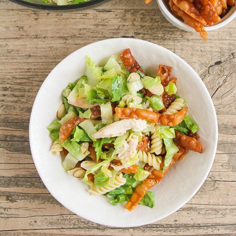 Chinese Pasta Salad Recipe with Homemade Dressing Lil' Luna