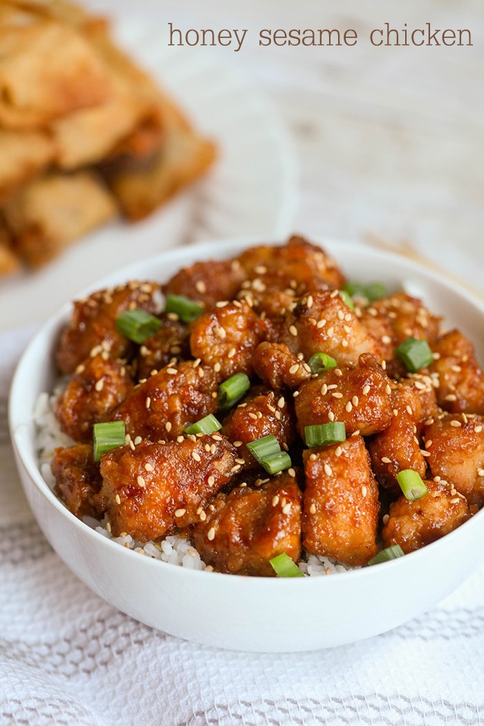 FAVORITE Honey Sesame Chicken recipe  Lil' Luna