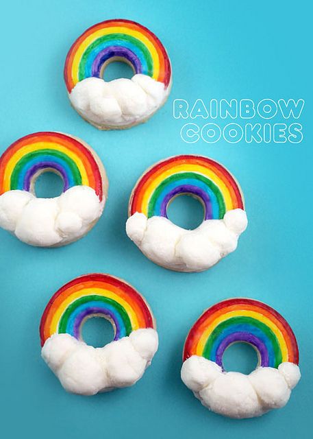 50+ Rainbow Treats perfect for St. Patrick's Day!! { lilluna.com } Colorful & yummy treats including, cake, fudge, pretzels, kabobs, & waffles.