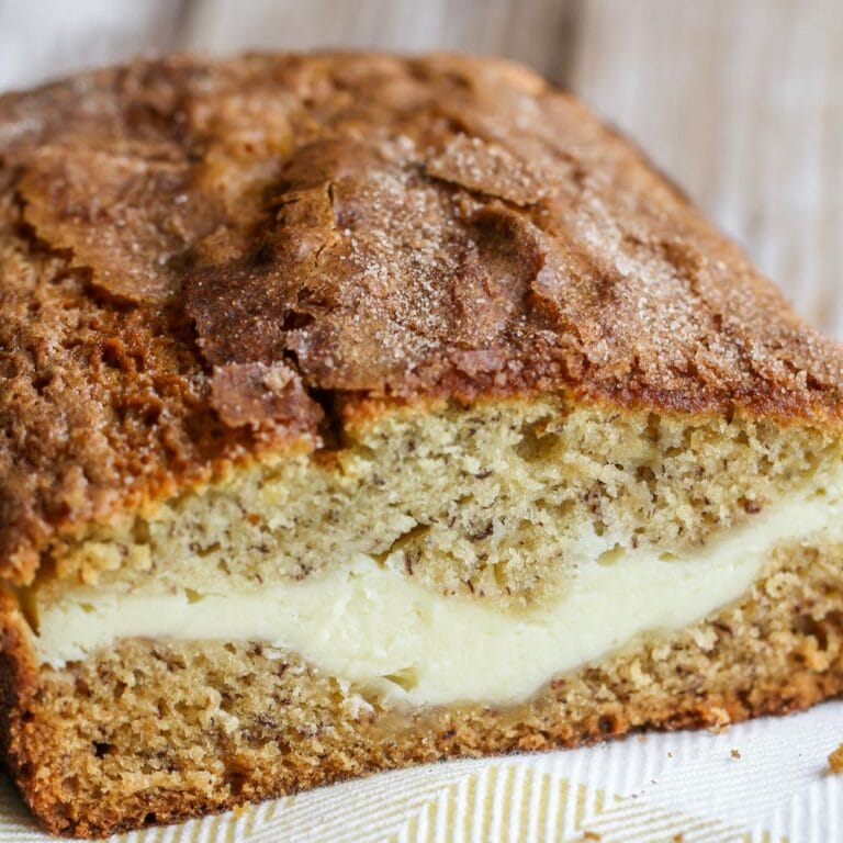 Cream Cheese Banana Bread {NO YEAST!} + VIDEO Lil' Luna