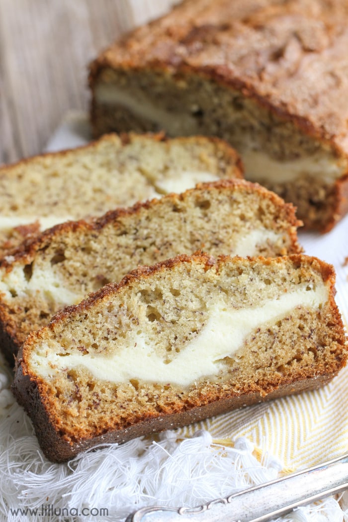 Banana bread with cream cheese frosting Jernej Kitchen