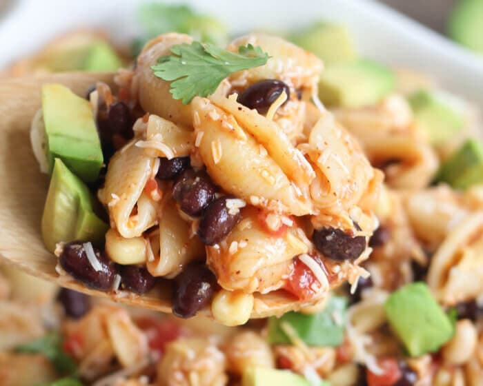 Taco Pasta Salad {A Great Side Dish} | Lil' Luna