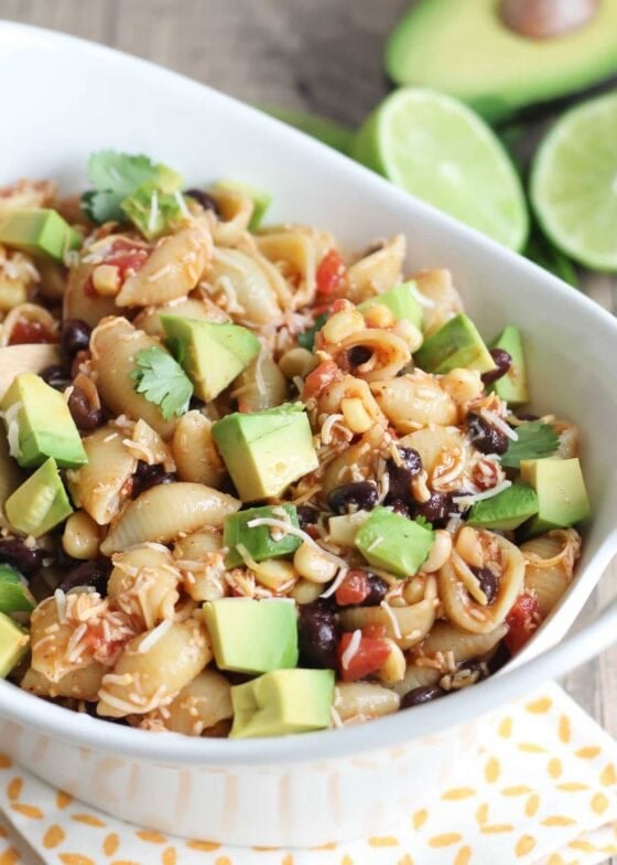 Taco Pasta Salad {A Great Side Dish} | Lil' Luna