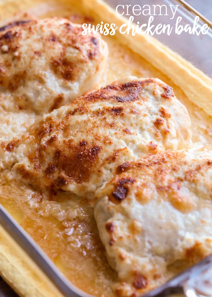 thigh baked pinterest recipes chicken Creamy Bake Swiss  DELICIOUS Luna Lil' Chicken