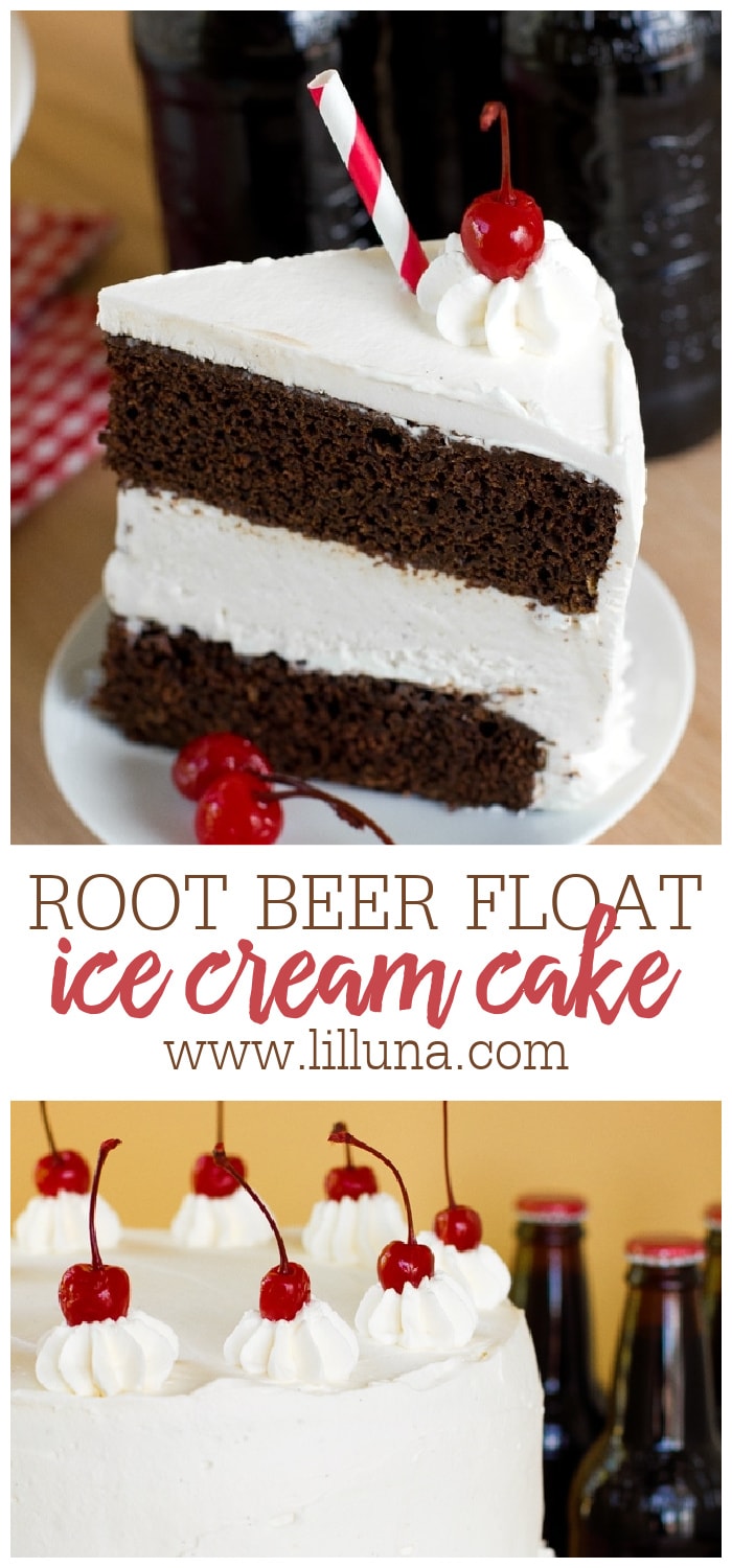 Root Beer Float Ice Cream Cake {Cool Treat} Lil' Luna