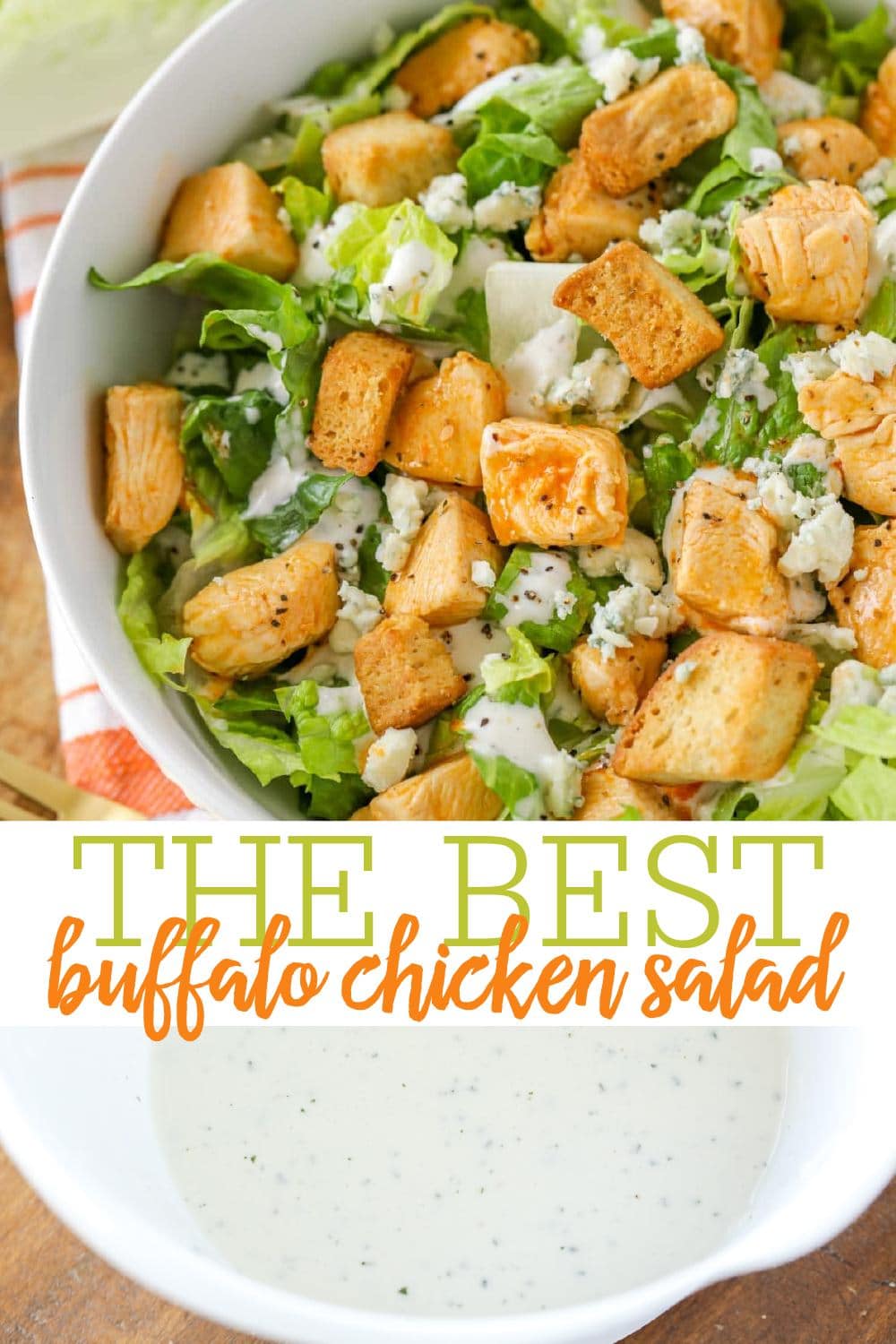 Buffalo Chicken Salad {With Homemade Dressing} +VIDEO Lil' Luna