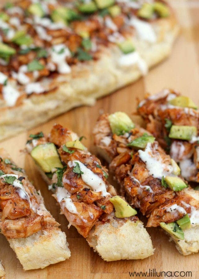 Barbecue Chicken French Bread