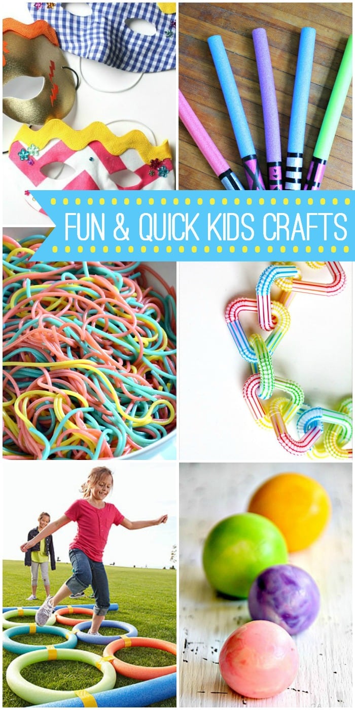 Fun and Quick Kids Crafts