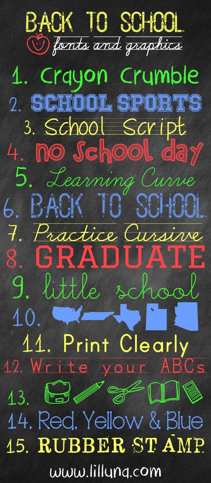 School Font