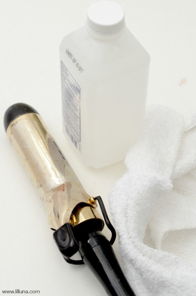 How to Clean Your Curling Iron - SO need to do this! { lilluna.com } Great and easy tips!