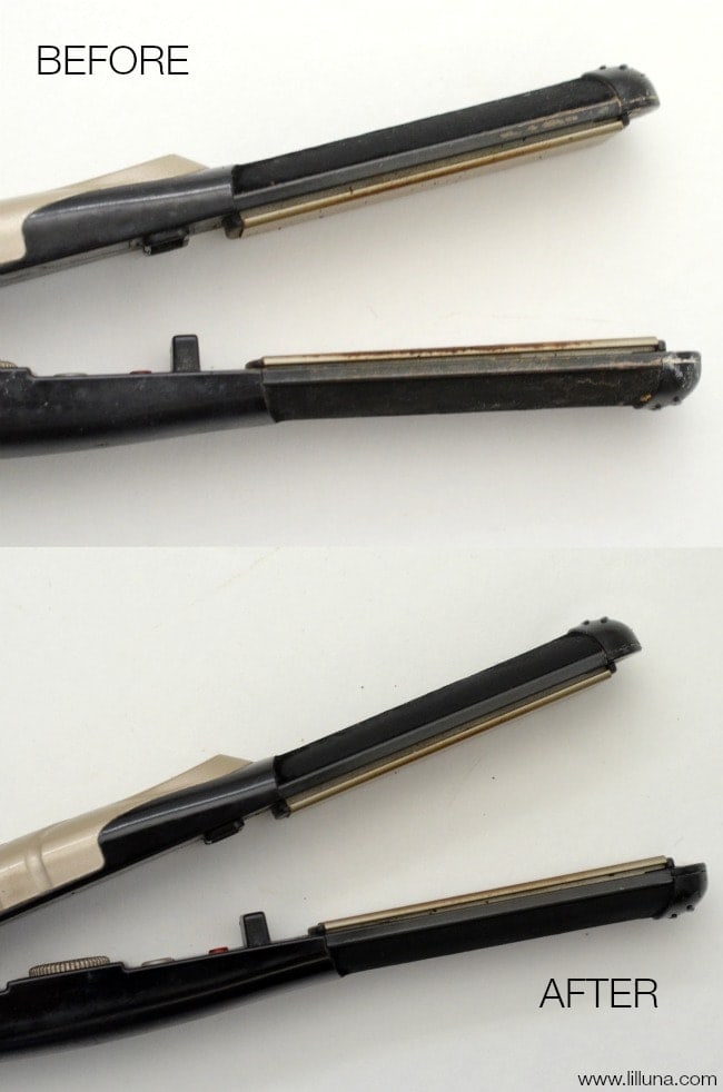 How do i clean my curling iron best sale