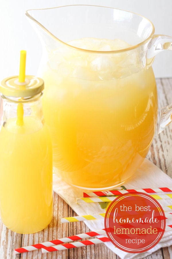 The Best Homemade Lemonade {With Pineapple} Lil' Luna